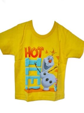 PRICE DROP NWT! Disney FROZEN OLAF SUNNY YELLOW SHIRT Unisex 3T HOT  ICE